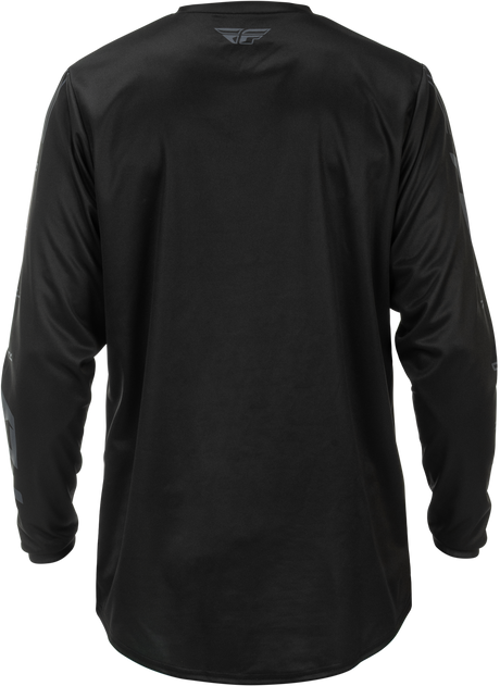 Fly Racing Universal Jersey Black/White Small – Motorcycle Riding Gear for ATV, Dirt Bike, and Motocross