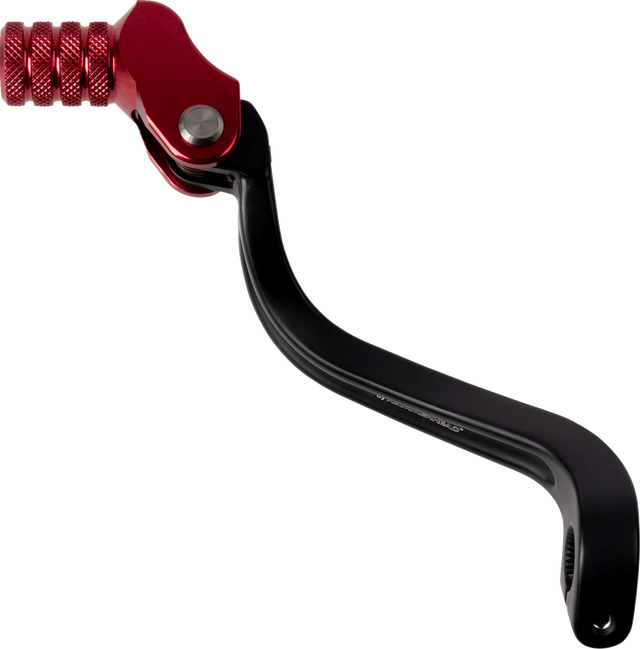 MOOSE OFFROAD Red 20mm Offset Shifter Lever 81-0802-10-10 for Jeep Wrangler, Toyota Tacoma, Ford Bronco