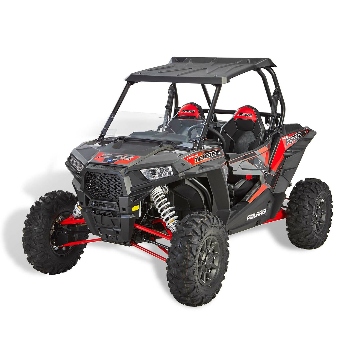Open Trail V000023-12200T Half Windshield for Polaris RZR 900 and XP 1000 Models