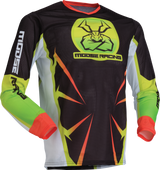 MOOSE OFFROAD Youth Agroid Mesh Jersey - Hi-Viz/Black - Medium 2912-2532