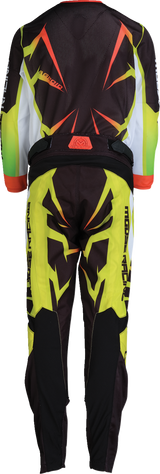 MOOSE OFFROAD Youth Agroid Mesh Jersey - Hi-Viz/Black - Medium 2912-2532