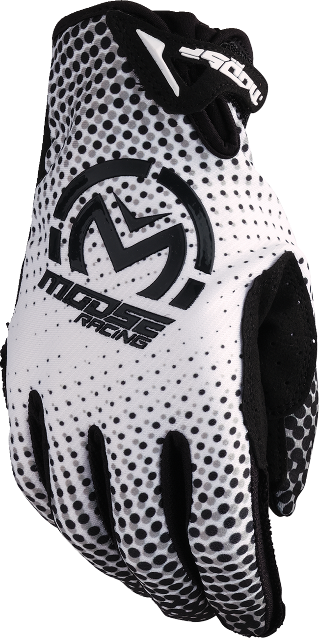 MOOSE OFFROAD SX1™ Gloves - White/Black - Large 3330-8044