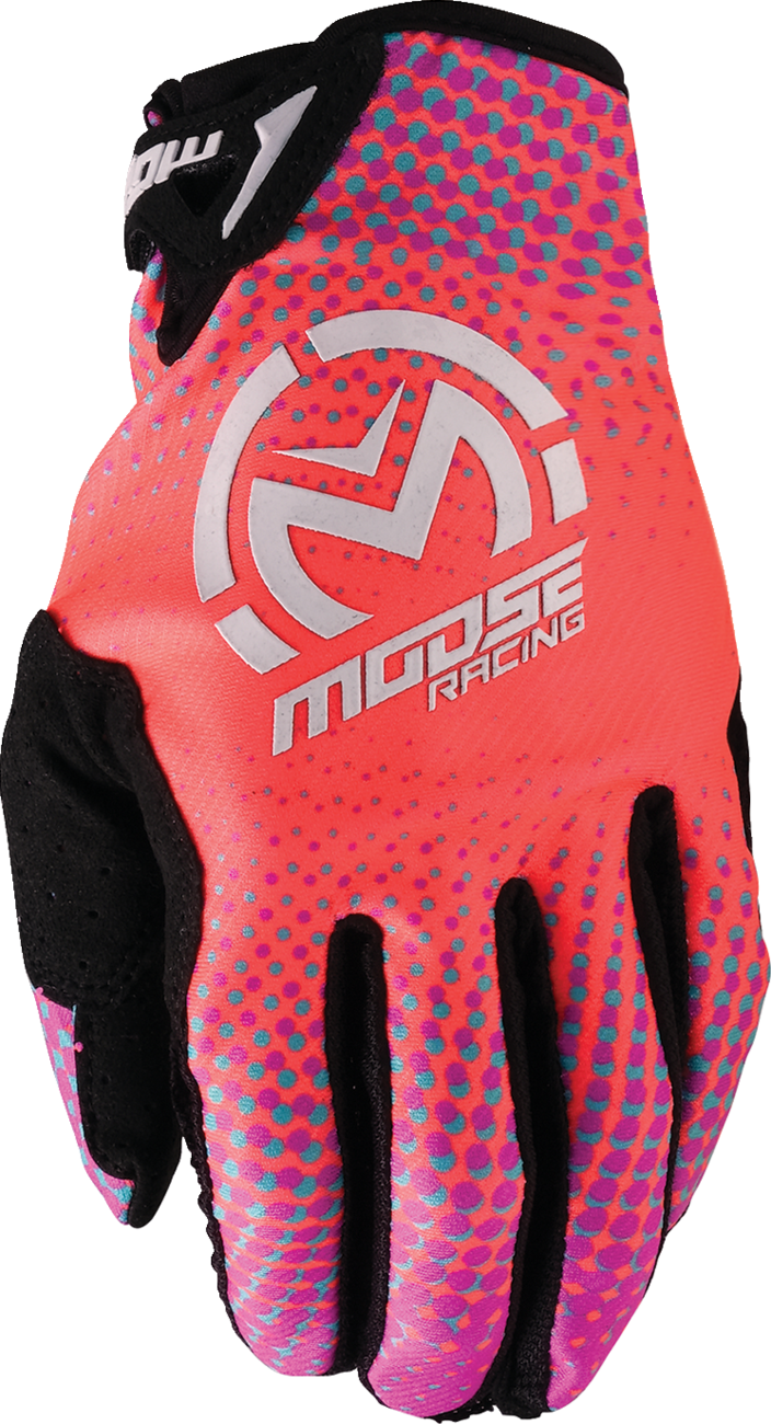 MOOSE OFFROAD SX1™ Gloves - Pink/Purple/Teal - 2XL 3330-8076