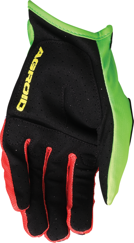 MOOSE OFFROAD Agroid™ Pro Gloves Large - Lightweight Stretch Polyester with Synthetic Leather Palm, Compatible with ATVs, UTVs, and Dirt Bikes