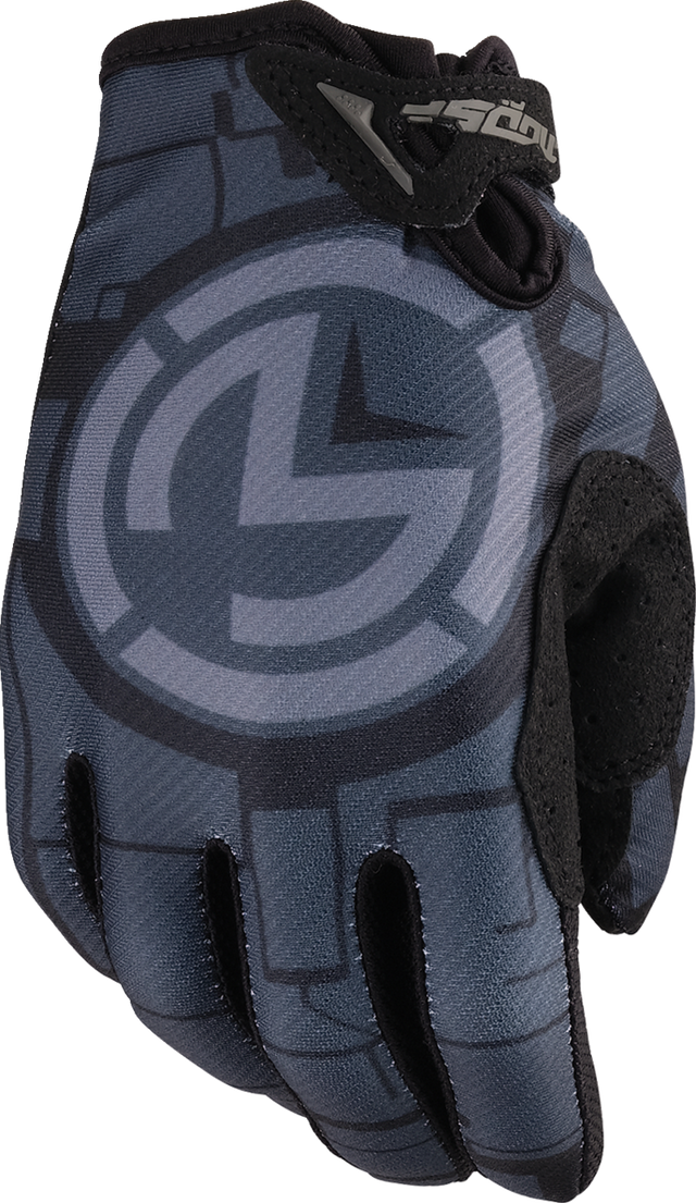 MOOSE OFFROAD Youth SX1™ Gloves - Black/Gray - Small 3332-1878