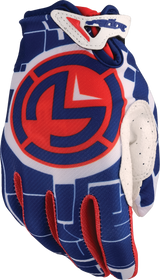 MOOSE OFFROAD Youth SX1™ Gloves - Red/White/Blue - Large 3332-1885