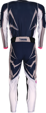 Moose Offroad Agroid Jersey - Navy/White Medium for UTV, ATV, and Off-Road Vehicles - Part 2910-8139