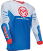 Moose Offroad Qualifier® Jersey - Red/White/Blue - Medium | Durable Polyester Fabric & Performance-Fitted Cuffs