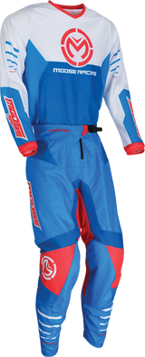 Moose Offroad Qualifier® Jersey - Red/White/Blue - Medium | Durable Polyester Fabric & Performance-Fitted Cuffs