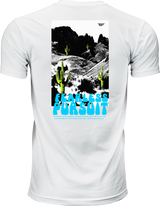 Fly Racing 354-0411L Desert Tee White Large - Premium Cotton T-Shirt for Off-Road and Motorcycle Riding