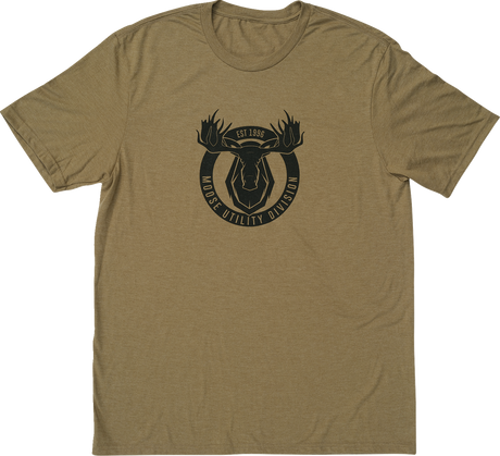 MOOSE OFFROAD MUD Badge T-Shirt - Brown - Large 3030-24383