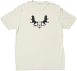 Moose Offroad MUD Euro T-Shirt - Natural/Black, 2XL – Comfortable Cotton-Polyester Blend, Made in USA