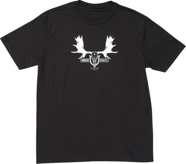 MOOSE OFFROAD MUD Euro T-Shirt - Black - Large 3030-24398