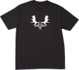 Moose Offroad Mud Euro T-Shirt in Black - 2XL by Moose Offroad (Part No. 3030-24400) – Fits Jeep Wrangler, Ford F-150, Chevrolet Silverado, Dodge Ram, Toyota Tacoma, and more