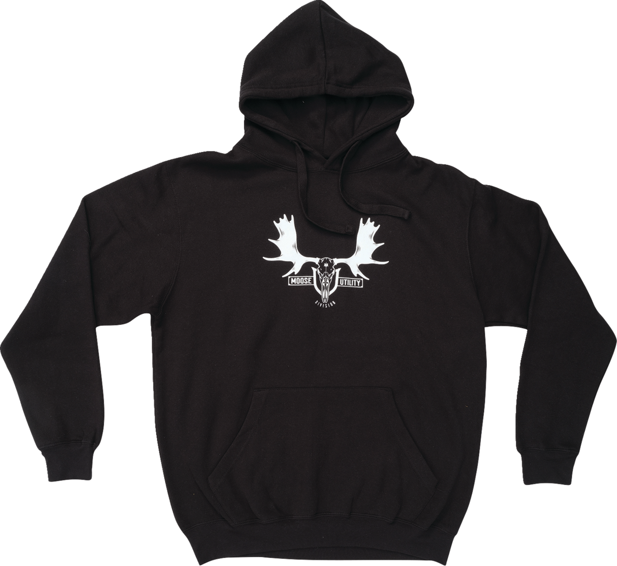MOOSE OFFROAD MUD Euro Hoodie - Black - 2XL 3050-6968
