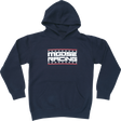 Moose Offroad Youth All-American Hoodie - Navy - XL - Part 3052-0701 with Screen Printed Graphic, 65% Cotton / 35% Polyester for Off-Road Vehicles