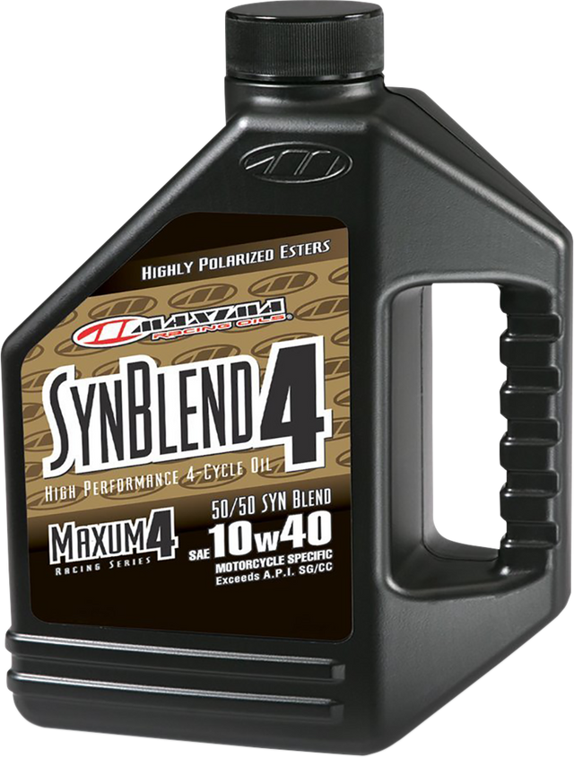 MAXIMA RACING OIL Premium High Performance Mineral 4T Engine Oil - 10W-40 - 1 US gallon 349128