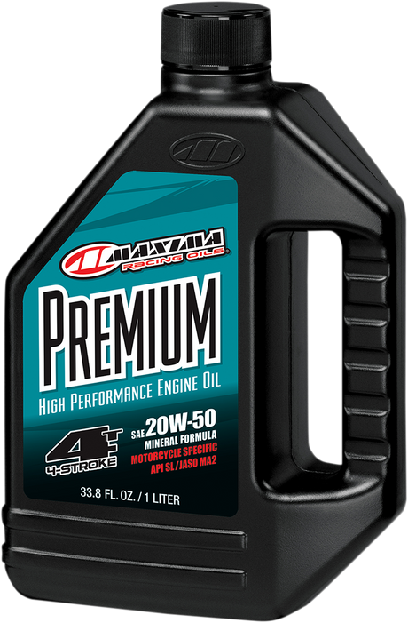 MAXIMA RACING OIL Premium High Performance Mineral 4T Engine Oil - 20W-50 - 1L 35901