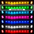 XK Glow Black - Motorcycle Highway Bar Switchback Driving Lights DRL Turnsignal