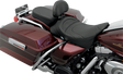 DRAG SPECIALTIES SEATS Pillion Seat - Mild Stitched - Narrow for Harley FL Models 1999-2022 | Part #0801-0469