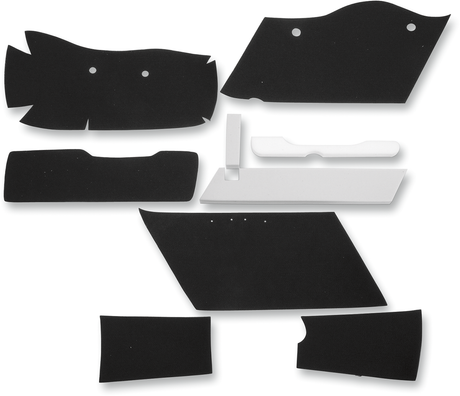 DRAG SPECIALTIES SEATS Lining Kit for 4-Inch Stretch Saddlebags - Part 3501-1339, Compatible with Harley-Davidson OEM-style Lids