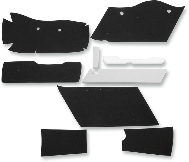 DRAG SPECIALTIES SEATS Lining Kit for 4-Inch Stretch Saddlebags - Part 3501-1339, Compatible with Harley-Davidson OEM-style Lids