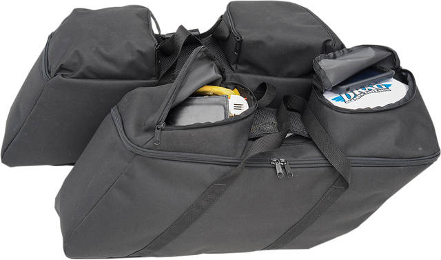 DRAG SPECIALTIES SEATS Saddlebag Liners for Harley FL 2014-2022, Black - Part 3501-0942