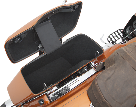 Drag Specialties Seats Saddlebag Lining Kit for FL 2014-2022 with Hard OEM Saddlebags - Black Part 3501-0943