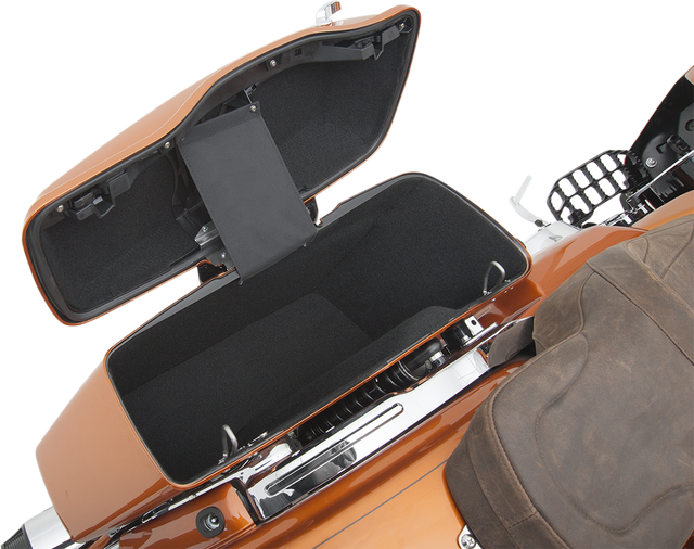 Drag Specialties Seats Saddlebag Lining Kit for FL 2014-2022 with Hard OEM Saddlebags - Black Part 3501-0943
