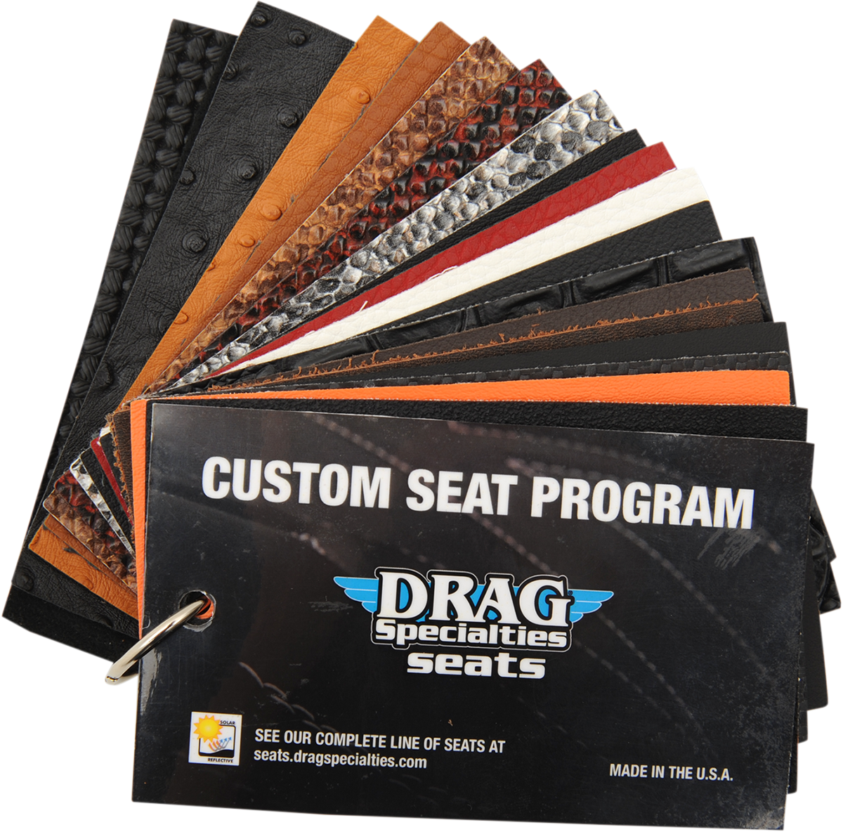 Drag Specialties Seats Seat Swatch Replacement 9903-0535 for Harley-Davidson Touring Models