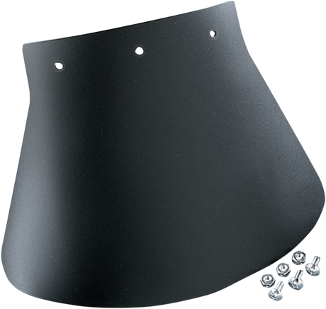 DRAG SPECIALTIES SEATS Mud Flap - Plain, 10-1/2" W x 8" H - Fits Harley Davidson Motorcycles
