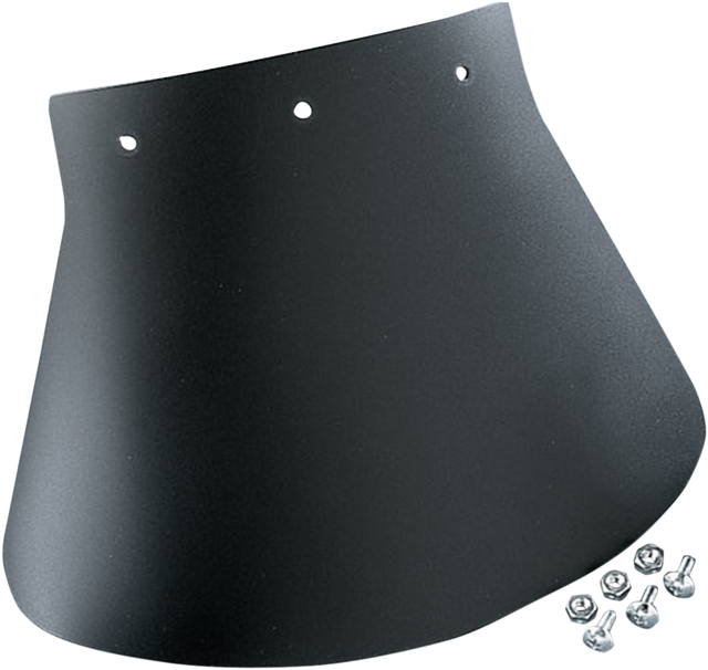 DRAG SPECIALTIES SEATS Mud Flap - Plain, 10-1/2" W x 8" H - Fits Harley Davidson Motorcycles