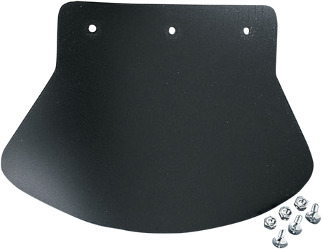 Drag Specialties Seats Mud Flap - Plain, 9-1/2" W x 6-1/2" H for Harley Davidson Motorcycles - Part Number DS393702