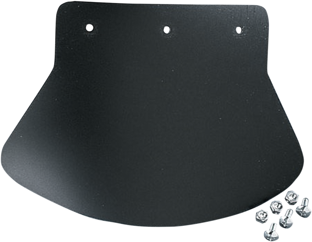 Drag Specialties Seats Mud Flap - Plain, 9-1/2" W x 6-1/2" H for Harley Davidson Motorcycles - Part Number DS393702