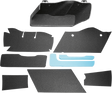 DRAG SPECIALTIES SEATS Saddlebag Lining Kit - Black for Harley FL Models 1993-2013 (Part DS710116)