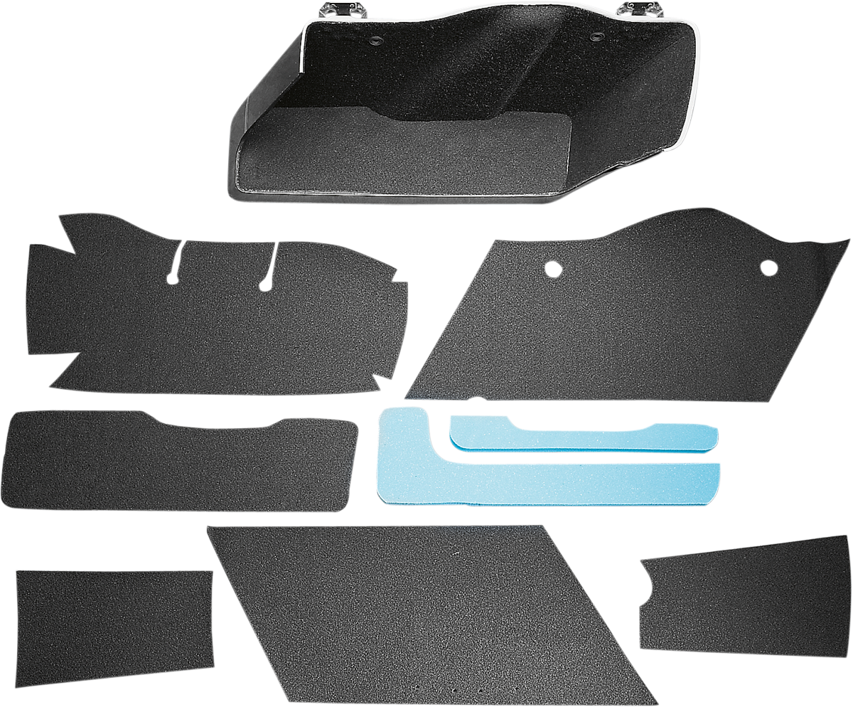 DRAG SPECIALTIES SEATS Saddlebag Lining Kit - Black for Harley FL Models 1993-2013 (Part DS710116)