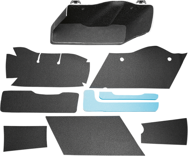 DRAG SPECIALTIES SEATS Saddlebag Lining Kit - Black for Harley FL Models 1993-2013 (Part DS710116)