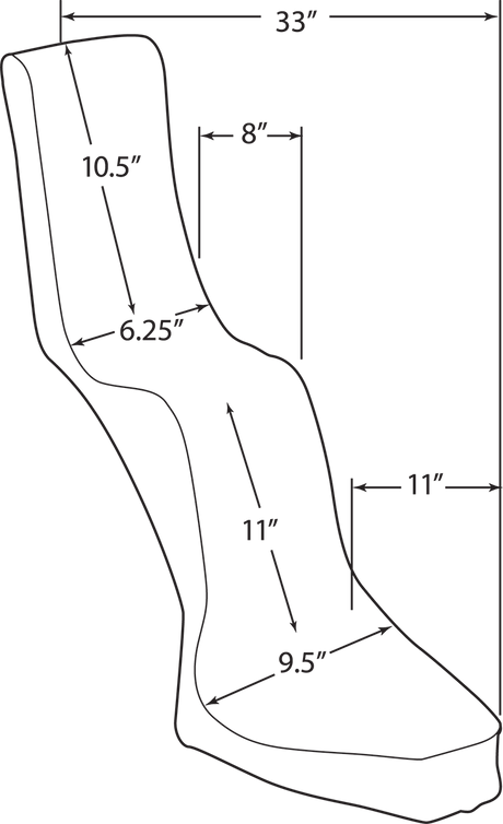 Drag Specialties Seats King/Queen Seat - Diamond for Harley Davidson with Rigid Frame, 12 Inch, Black Vinyl