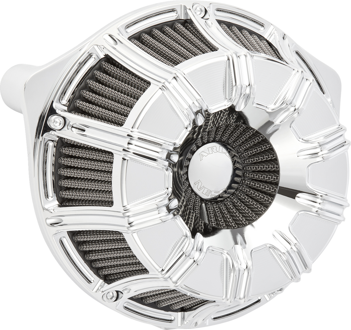 ARLEN NESS Inverted Series Air Cleaner Kit - 10-Gauge - Chrome 600-222