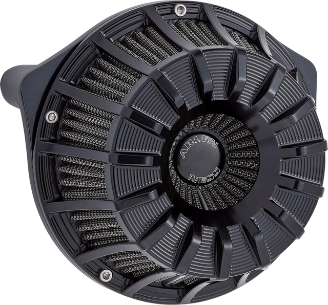 ARLEN NESS Inverted Series Air Cleaner Kit - 15-Spoke - All Black 600-223