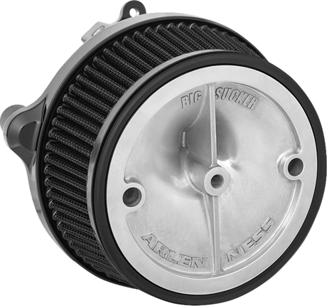 ARLEN NESS Big Sucker™ Stage 1 Air Cleaner Kit with Cover - Smooth - Wrinkle Black 600-303