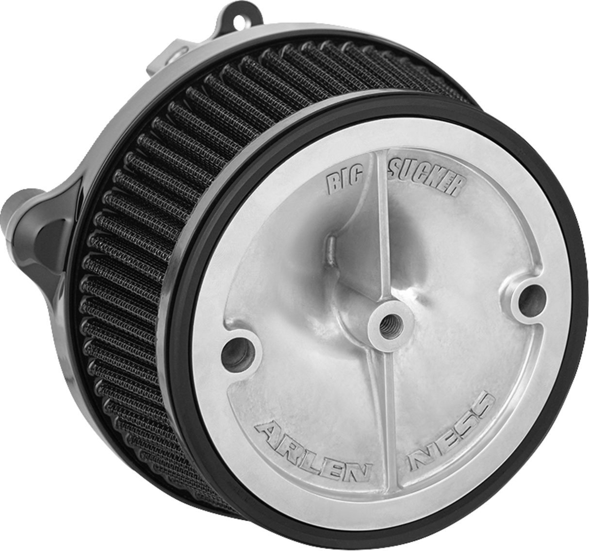 ARLEN NESS Big Sucker™ Stage 1 Air Cleaner Kit with Cover - Beveled - Black 600-305