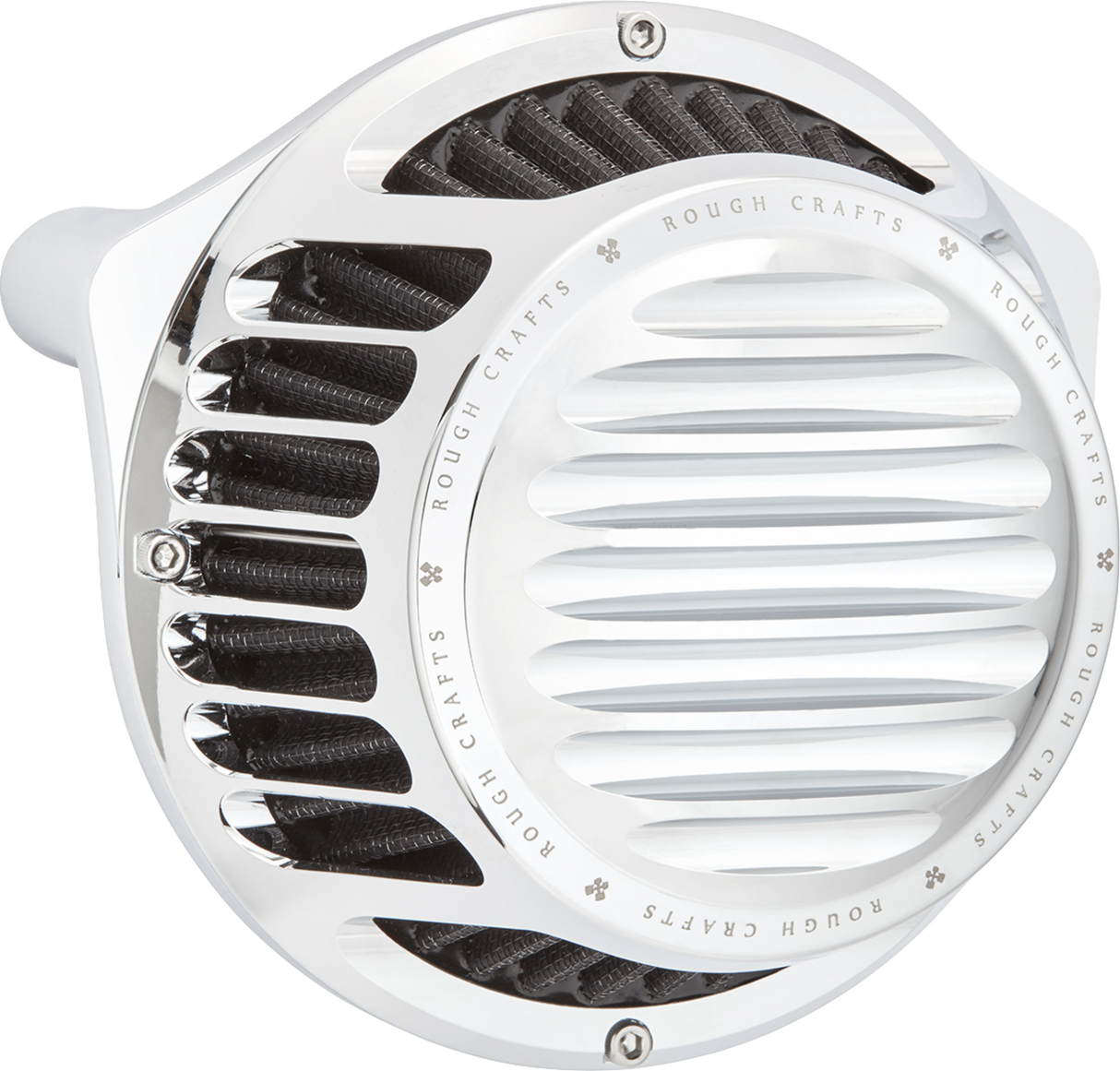 ARLEN NESS Rough Craft Air Cleaner Kit - Chrome RC-600-024