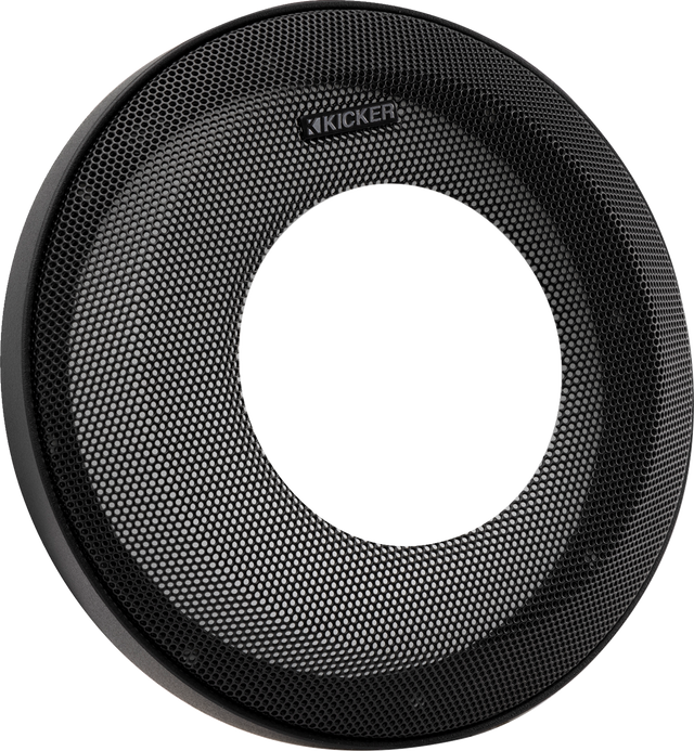 KICKER Black Speaker Grills for KMXL65 Marine Speakers - Model 51KMXL65G, Fits Various Vehicles and Off-Road Applications