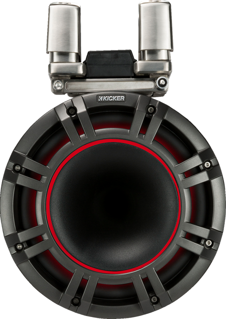 KICKER 9-Inch Tower Speakers 44KMTC94 - Gloss Black for Marine and ATV Vehicles