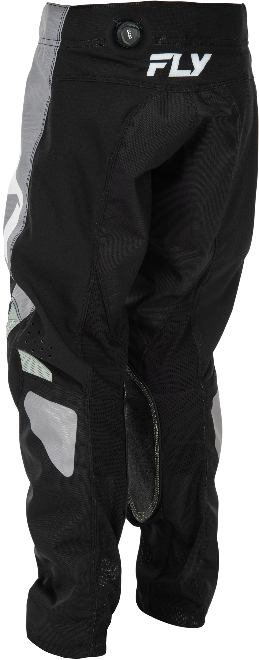 Fly Racing Youth Kinetic Pants Black/Grey Size 18 - Durable motocross riding gear for Kids