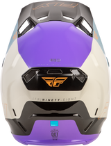Fly Racing Youth Formula CC Glide Helmet Purple/Stone/Black – Lightweight Impact-Resistant Motorcycle Helmet for Youth Riders