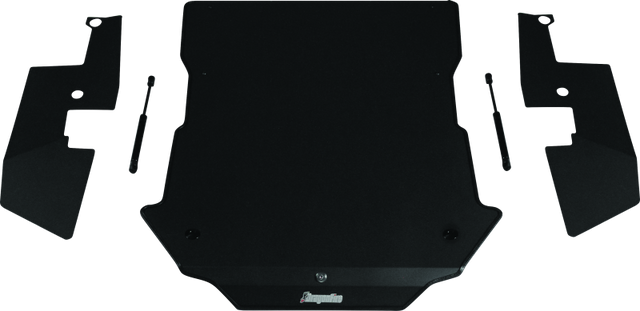 DragonFire Racing Part 520199 Polaris RZR Trunk Lid – Durable Aluminum Cargo Cover with Gas Struts and Locking Mechanism