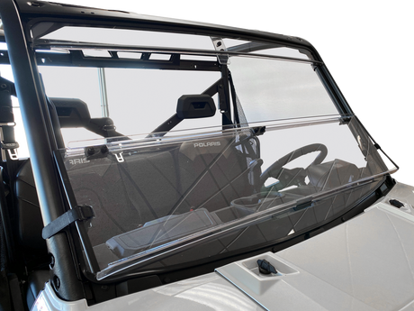 Open Trail Folding Windshield for Polaris Ranger XP 900 and 570 Models
