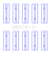 King Engine Bearings Nissan Mr18DE/Mr20DE Renault M4R 700/01/04 (Size +0.50mm) Main Bearing Set